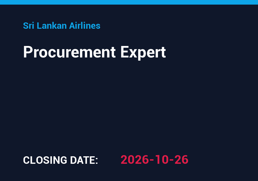 Procurement Expert – Sri Lankan Airlines